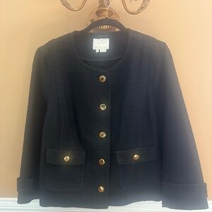 Kate Spade black jacket, XL